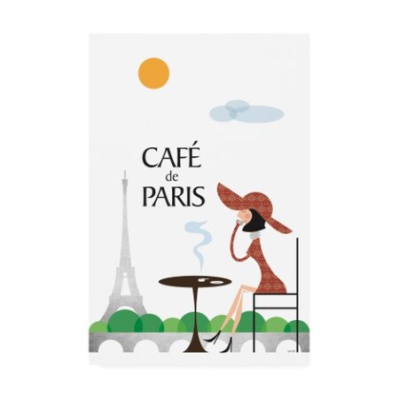 Tomas Design 'Cafe De Paris Poster' Canvas Art,22x32